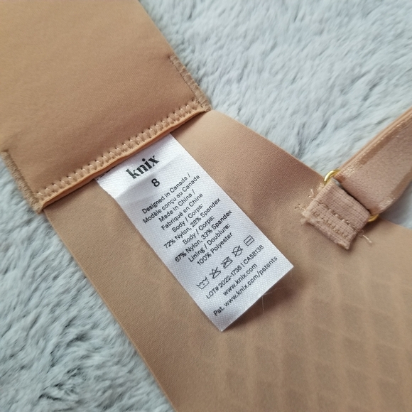 NWT KNIX Wingwoman Contour Bra Size 8 - Warm Sand - Picture 6 of 10